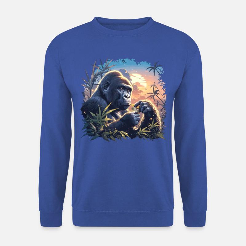 Gorillas Gorilla - Unisex Pullover - Royalblau