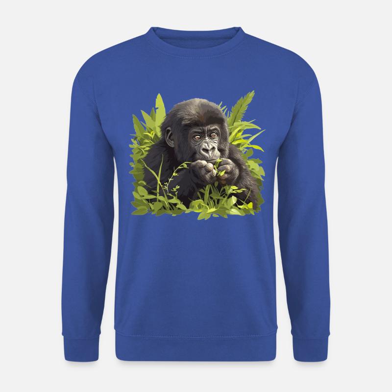 Gorillas Gorilla - Unisex Pullover - Royalblau