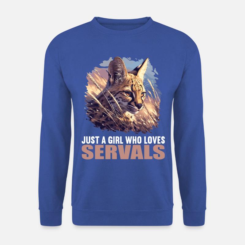 Servale Serval - Unisex Sweatshirt - royal blue