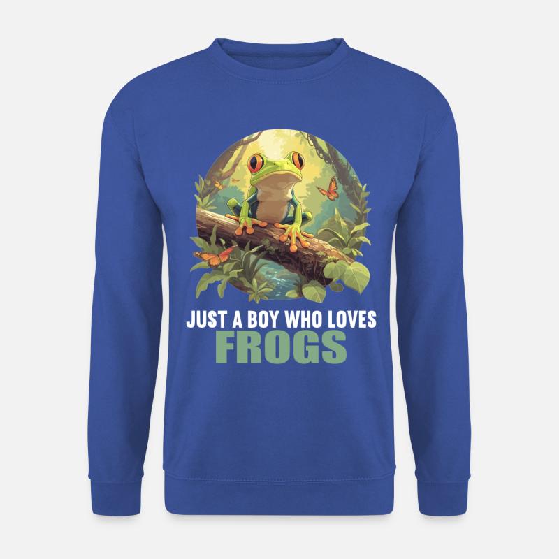 Frosch Frösche - Unisex Pullover - Royalblau