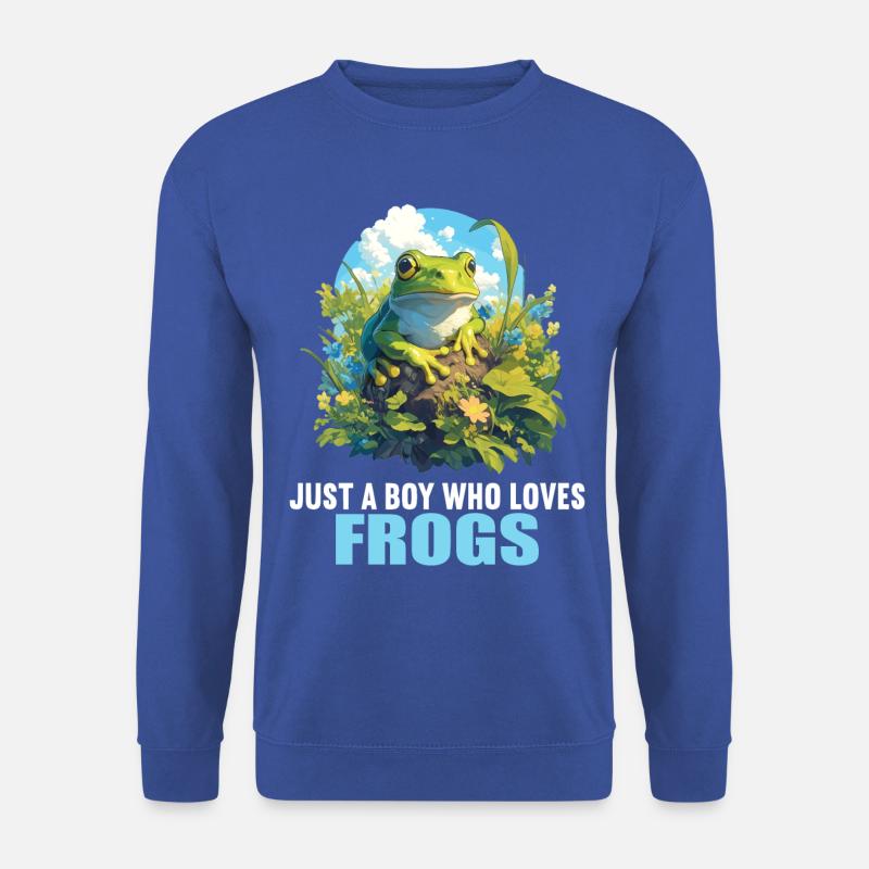 Frosch Frösche - Unisex Pullover - Royalblau