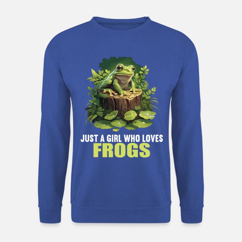 Frosch Frösche - Unisex Pullover - Royalblau