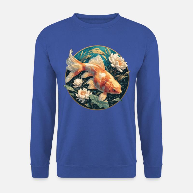 Goldfische Goldfisch - Unisex Pullover - Royalblau