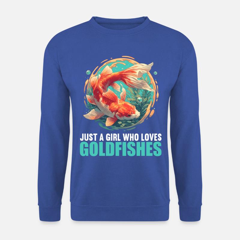Goldfische Goldfisch - Unisex Pullover - Royalblau