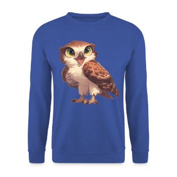 Falcon Falcon - Unisex Sweatshirt - royal blue - Front - Alina (178cm) & Michal (187cm)