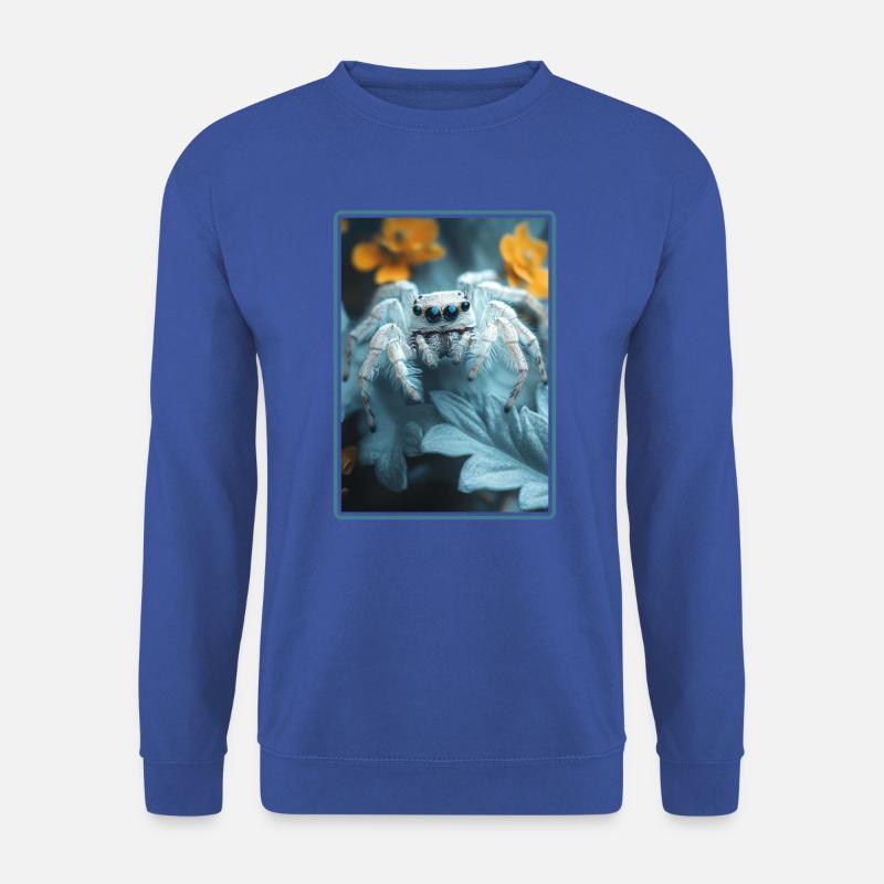 Jumping Spider Springspinnen Springspinne - Unisex Pullover - Royalblau