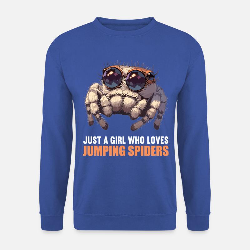 Jumping Spider Springspinnen Springspinne - Unisex Sweatshirt - royal blue