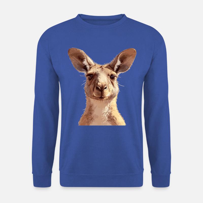 Kängurus Känguru - Unisex Pullover - Royalblau