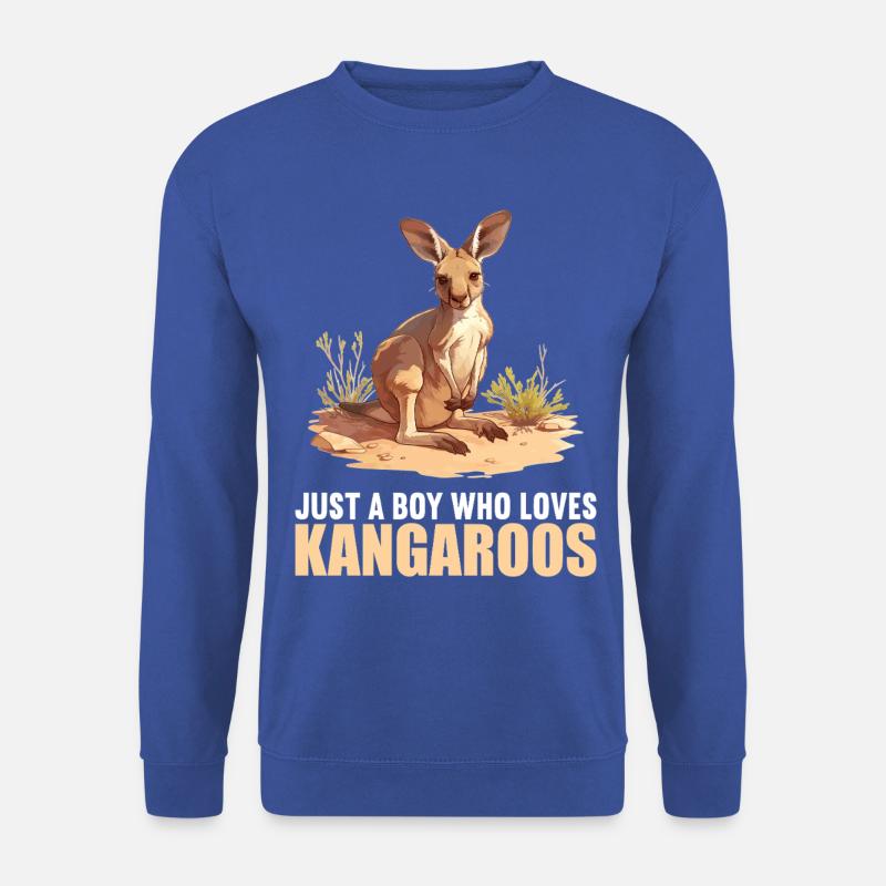 Kängurus Känguru - Unisex Pullover - Royalblau