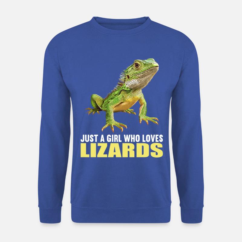 Eidechsen Eidechse - Unisex Pullover - Royalblau