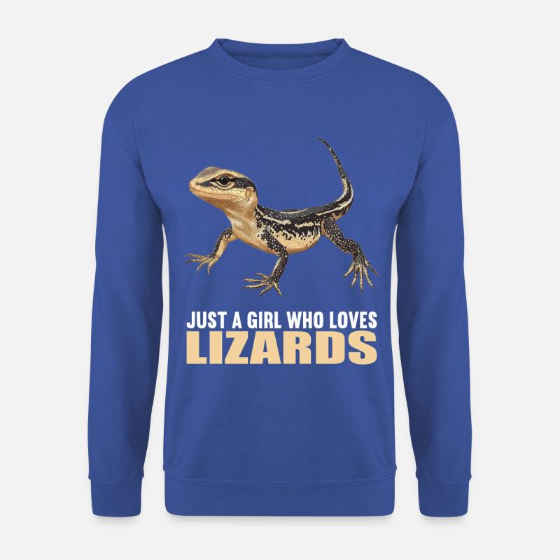 Eidechsen Eidechse - Unisex Pullover - Royalblau