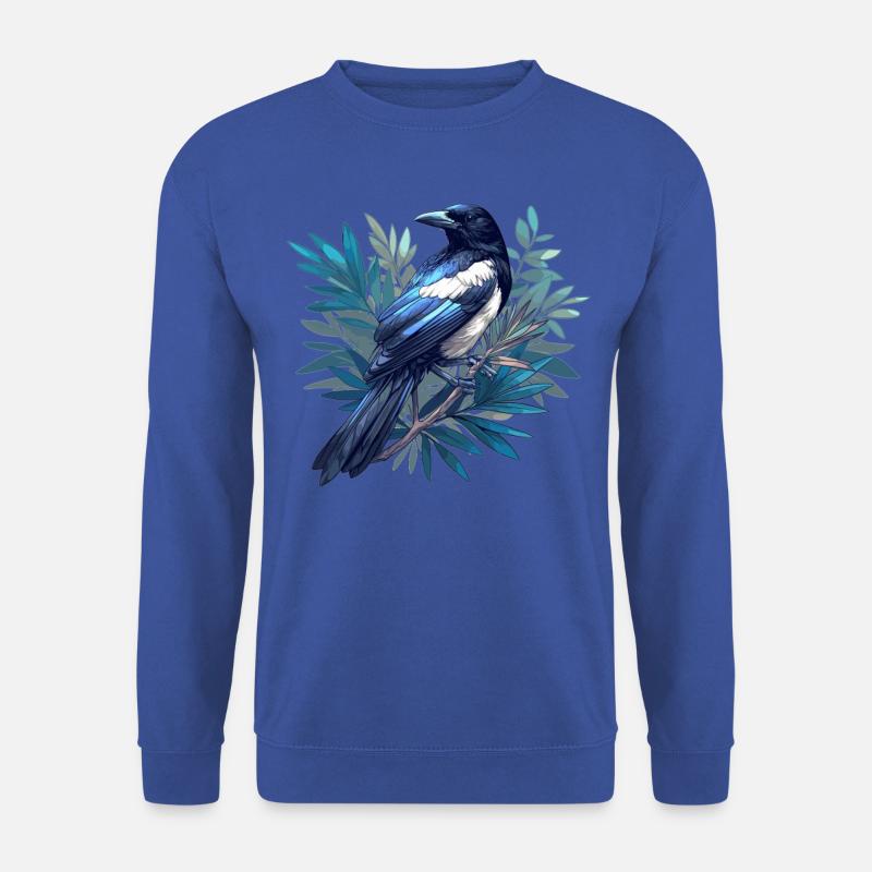 Elstern Elster - Unisex Pullover - Royalblau