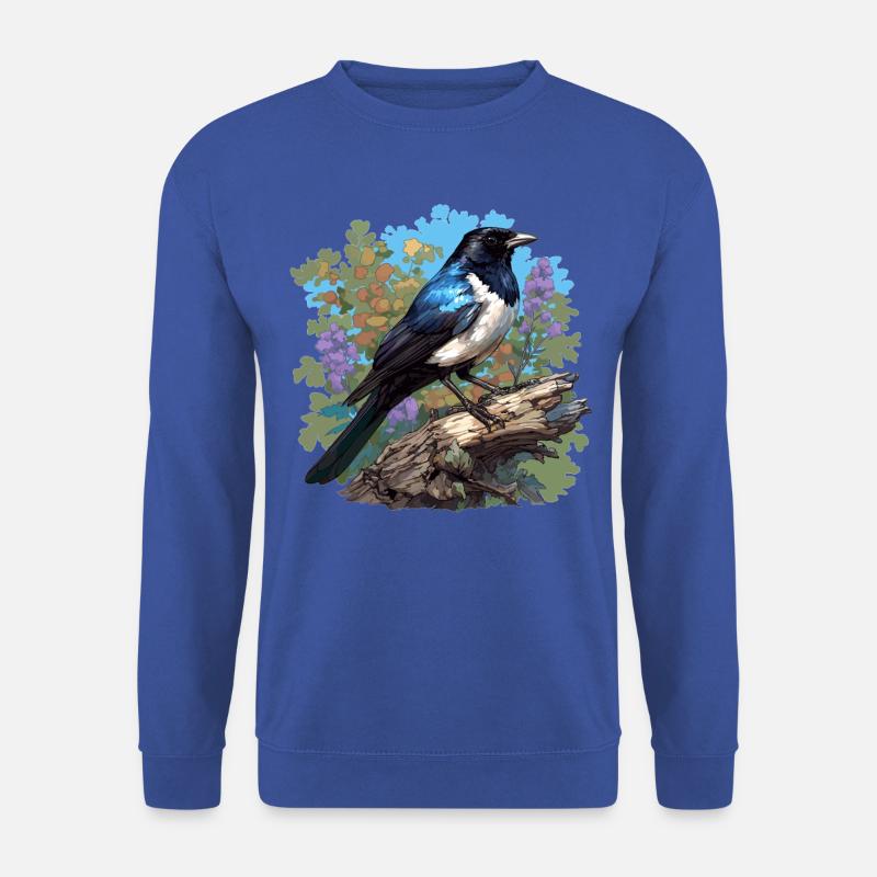 Elstern Elster - Unisex Pullover - Royalblau