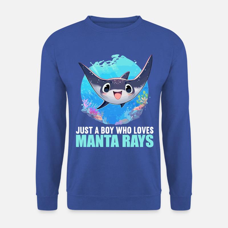 Mantas Manta Rochen - Unisex Pullover - Royalblau