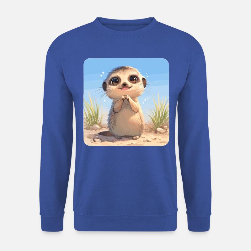 Meerkat Erdmännchen - Unisex Pullover - Royalblau