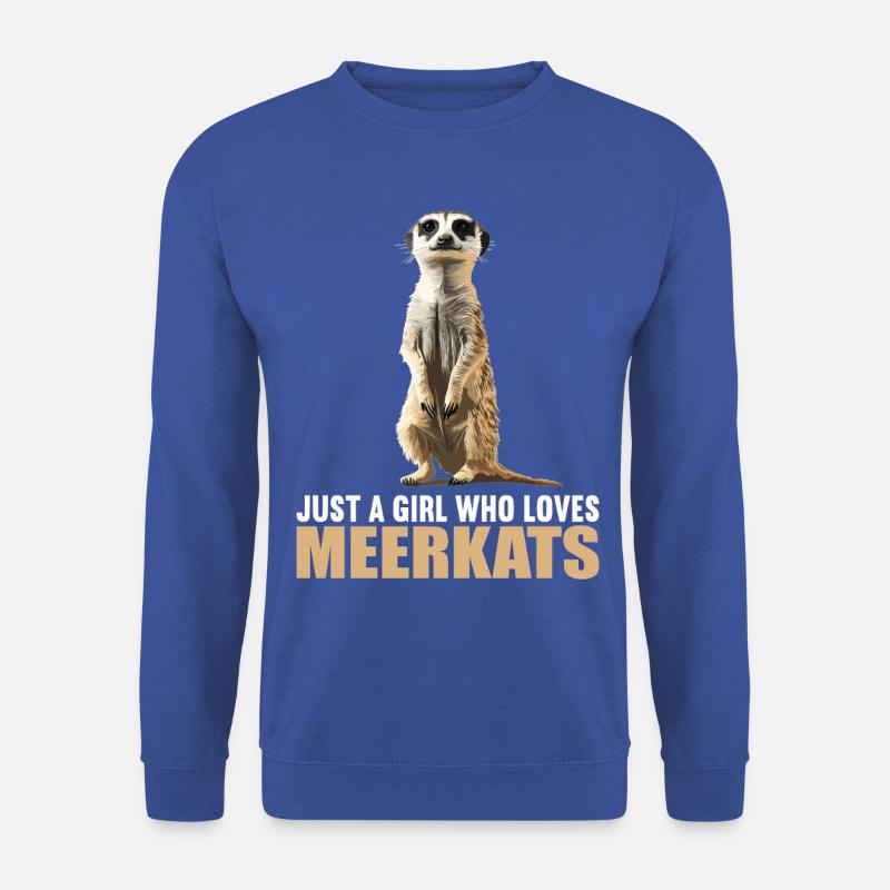 Meerkat Erdmännchen - Unisex Pullover - Royalblau