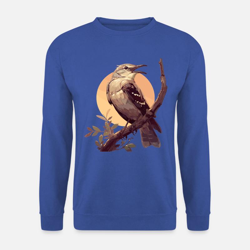 Spottdrosseln Spottdrossel - Unisex Pullover - Royalblau