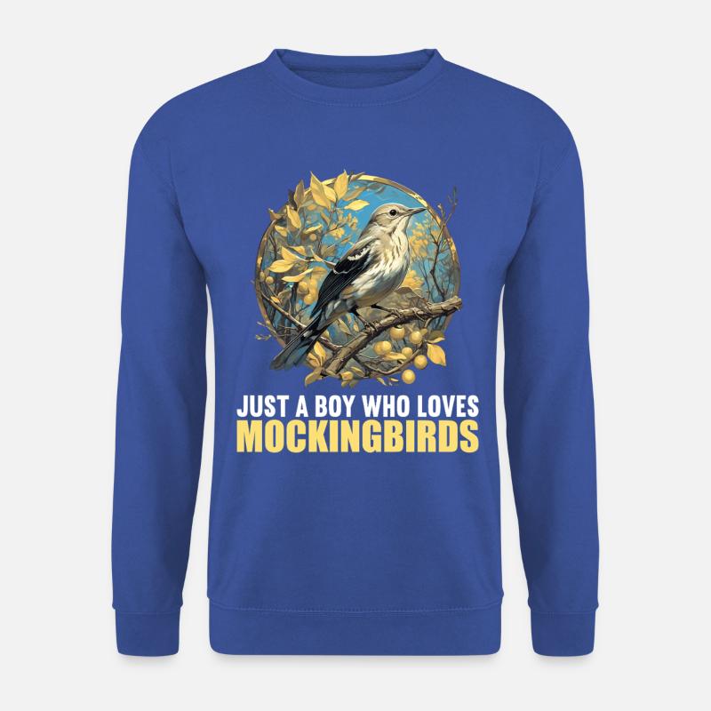 Spottdrosseln Spottdrossel - Unisex Pullover - Royalblau