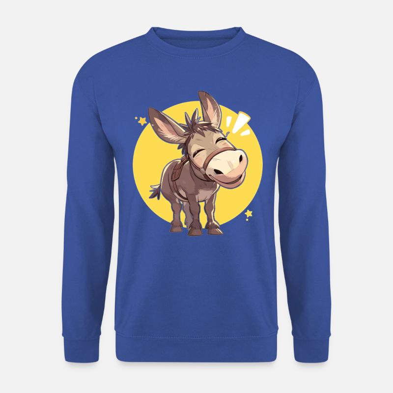 Donkey Esel - Unisex Pullover - Royalblau