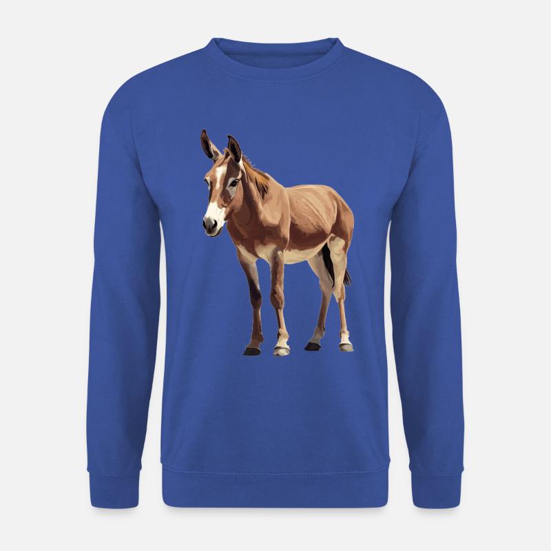 Donkey Esel - Unisex Pullover - Royalblau