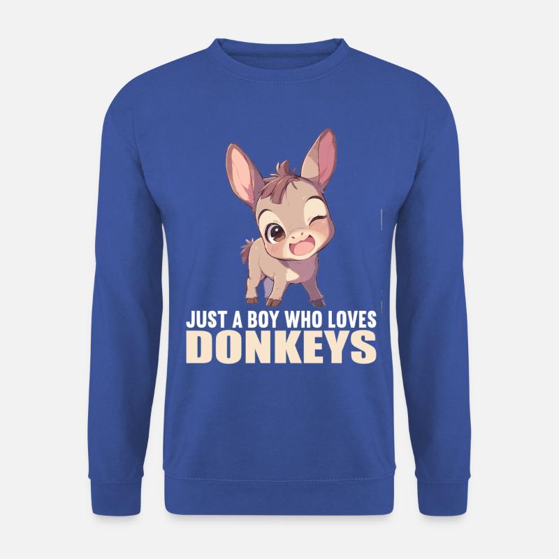 Donkey Esel - Unisex Pullover - Royalblau