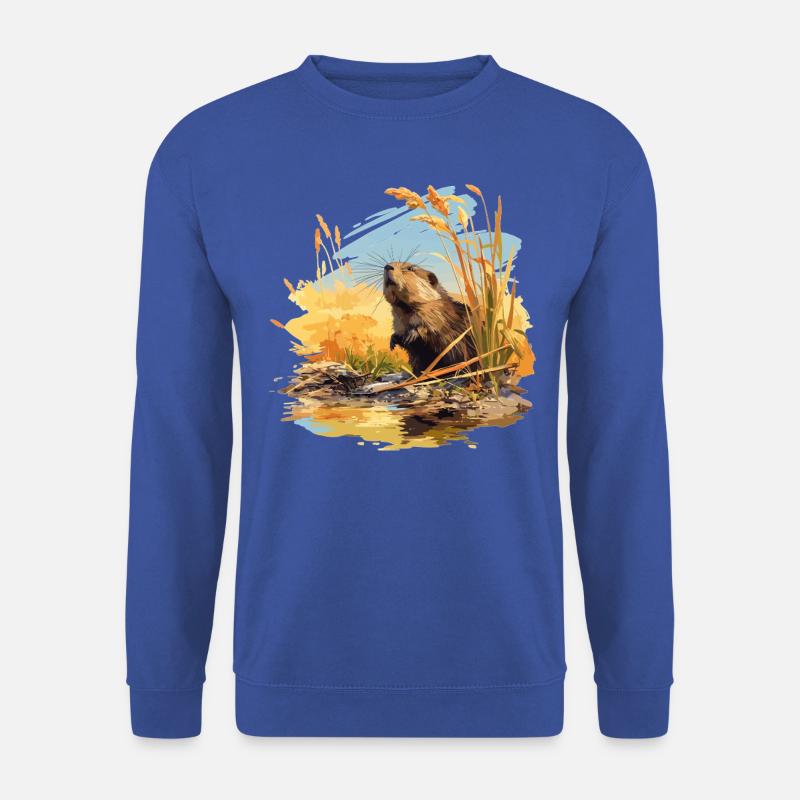 Bisamratten Bisamratte - Unisex Pullover - Royalblau
