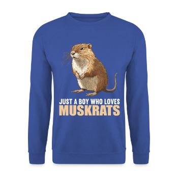 Muskrats Muskrat - Unisex Sweatshirt - royal blue - Front - Alina (178cm) & Michal (187cm)
