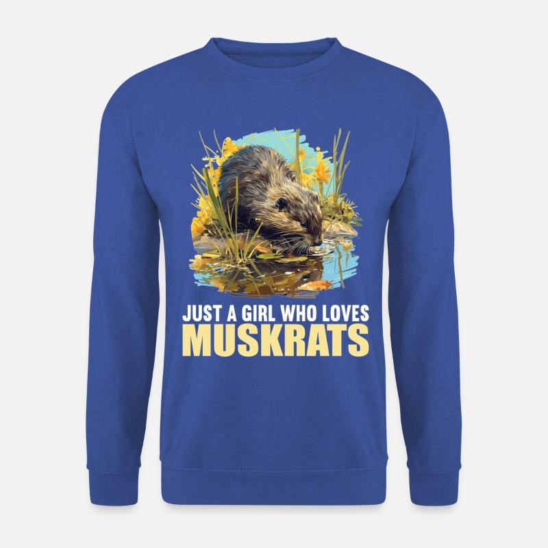 Bisamratten Bisamratte - Unisex Pullover - Royalblau