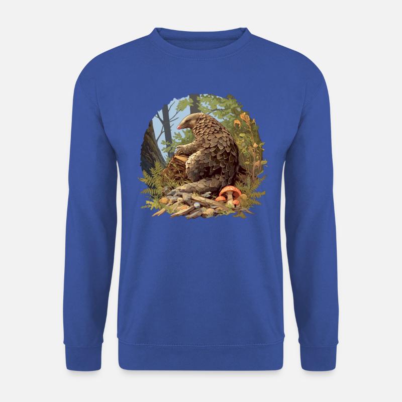 Schuppentiere Pangolin Schuppentier - Unisex Pullover - Royalblau