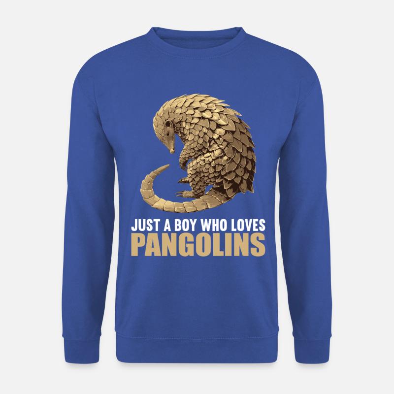 Schuppentiere Pangolin Schuppentier - Unisex Pullover - Royalblau