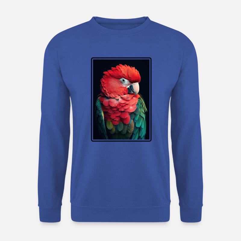 Papageie Papagei - Unisex Pullover - Royalblau