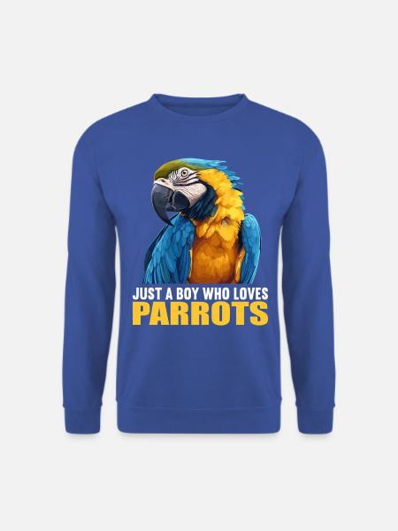Papageie Papagei - Unisex Pullover - Royalblau