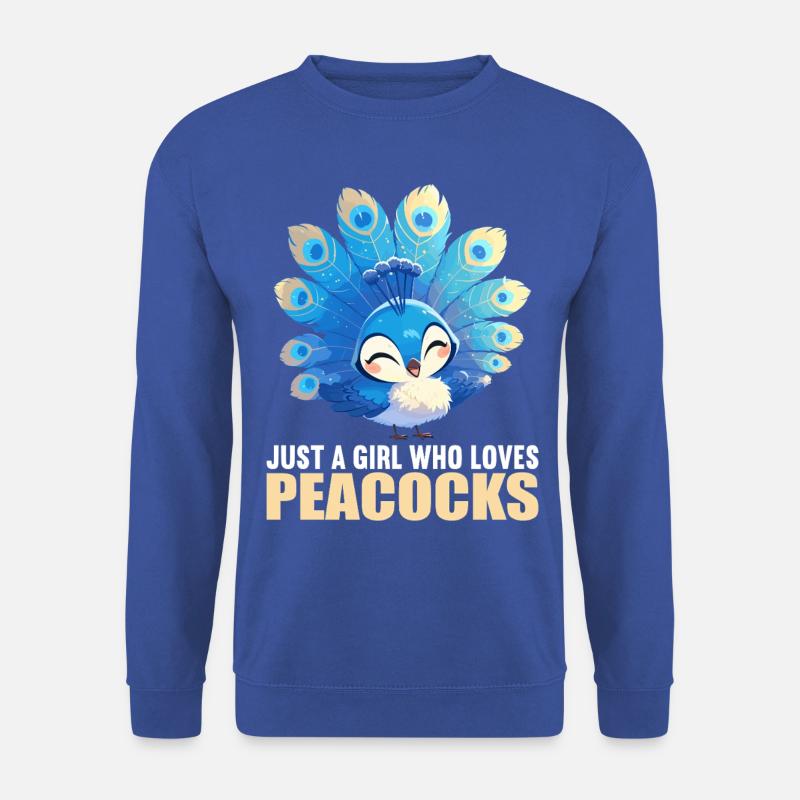 Peacocks Peacock - Unisex Sweatshirt - royal blue
