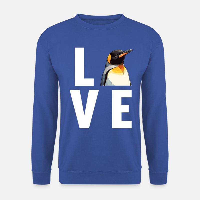 Pinguine Pinguin - Unisex Pullover - Royalblau