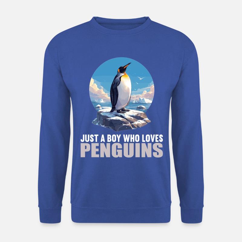 Pinguine Pinguin - Unisex Pullover - Royalblau