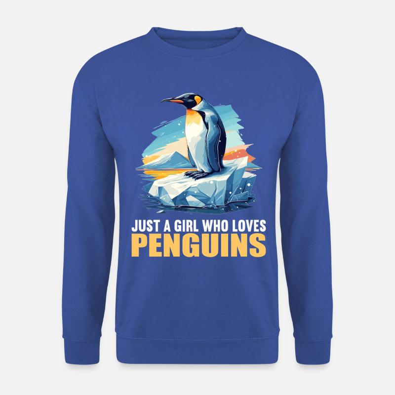 Pinguine Pinguin - Unisex Pullover - Royalblau