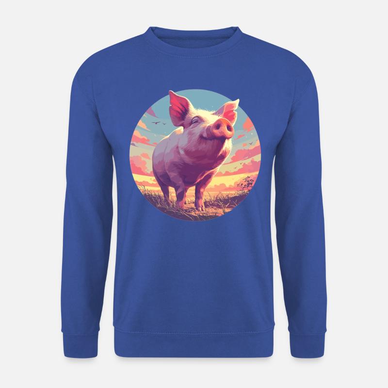 Schweine Schwein - Unisex Pullover - Royalblau