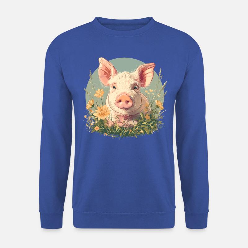 Schweine Schwein - Unisex Pullover - Royalblau