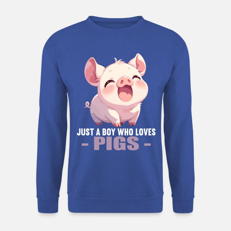Schweine Schwein - Unisex Pullover - Royalblau