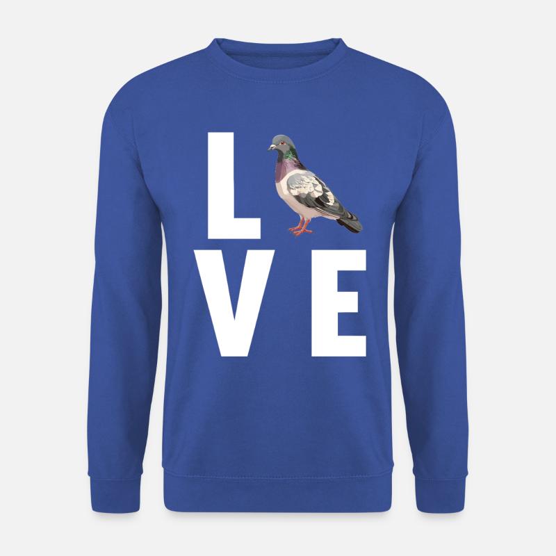 Tauben Taube - Unisex Pullover - Royalblau