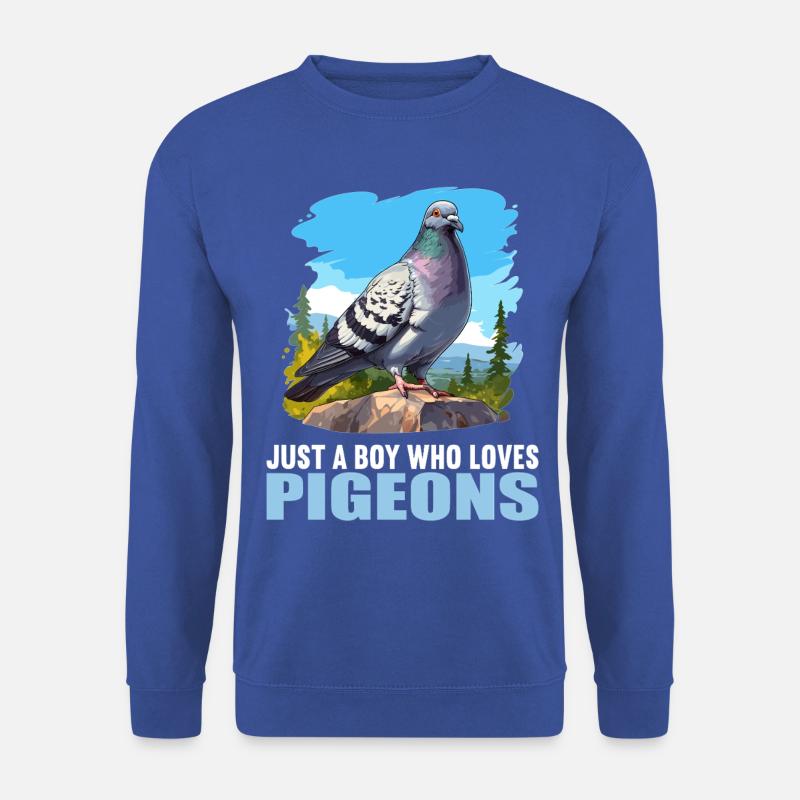 Tauben Taube - Unisex Pullover - Royalblau