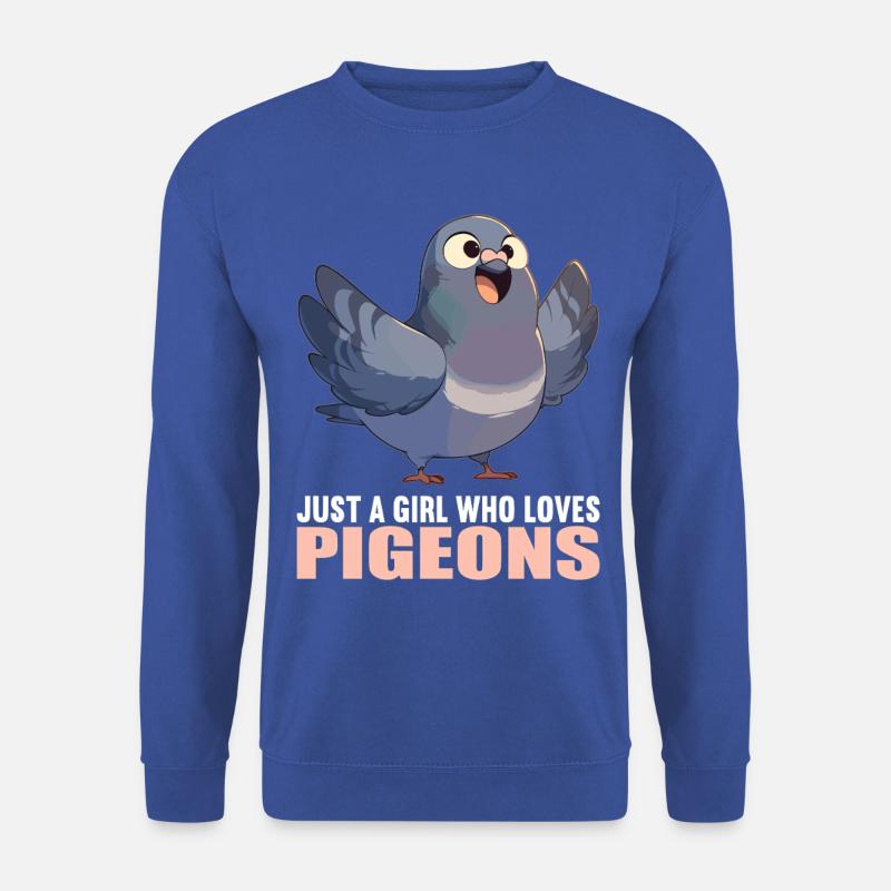Tauben Taube - Unisex Pullover - Royalblau