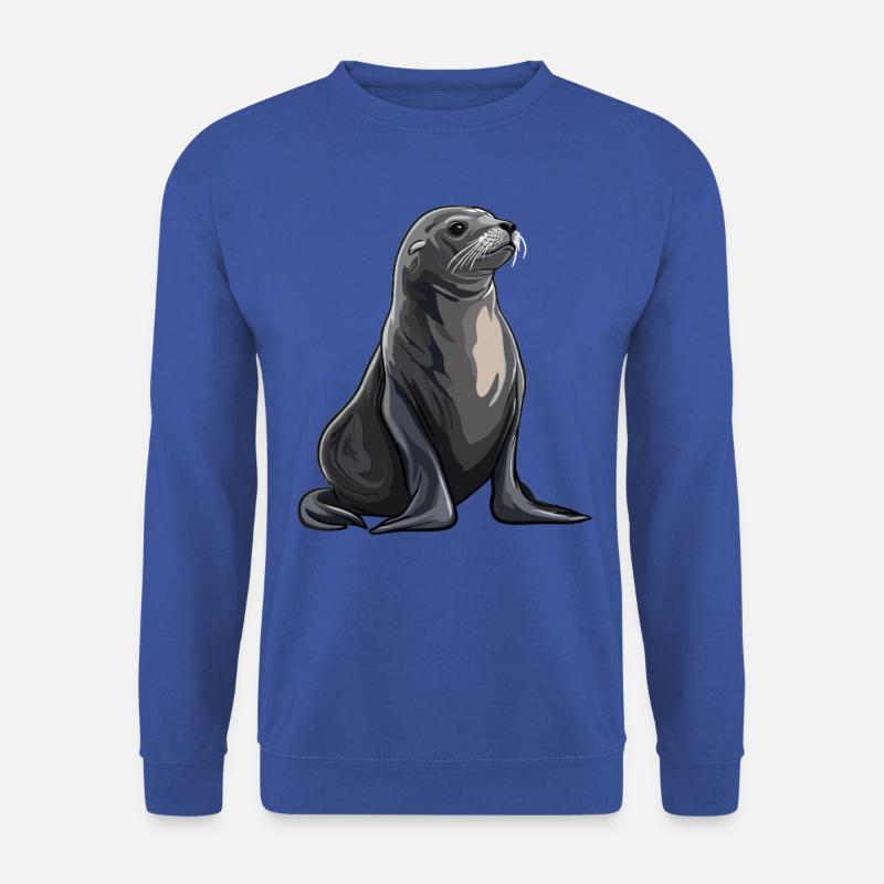 Seelöwen Seelöwe - Unisex Pullover - Royalblau