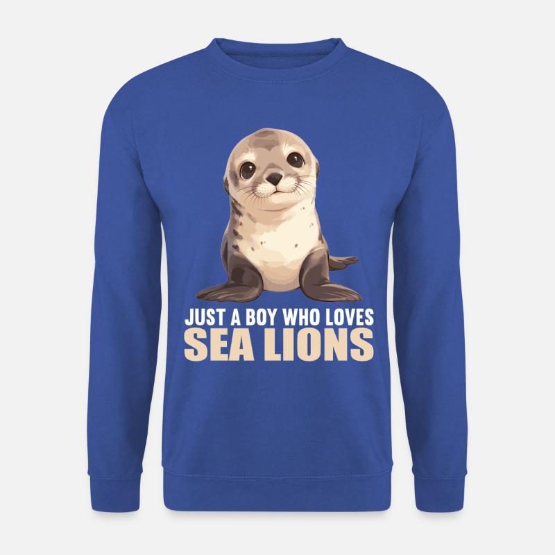 Seelöwen Seelöwe - Unisex Pullover - Royalblau