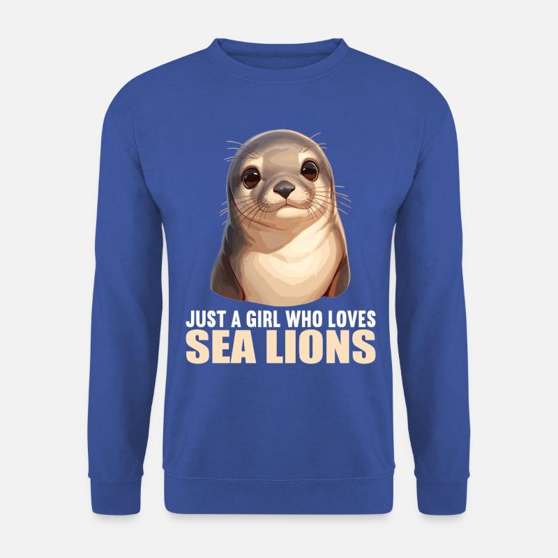 Seelöwen Seelöwe - Unisex Pullover - Royalblau