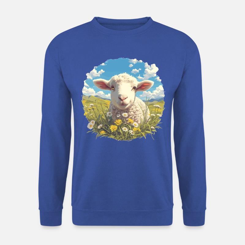 Schafe Schaf - Unisex Pullover - Royalblau