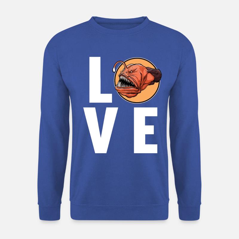 Anglerfische Anglerfisch - Unisex Pullover - Royalblau