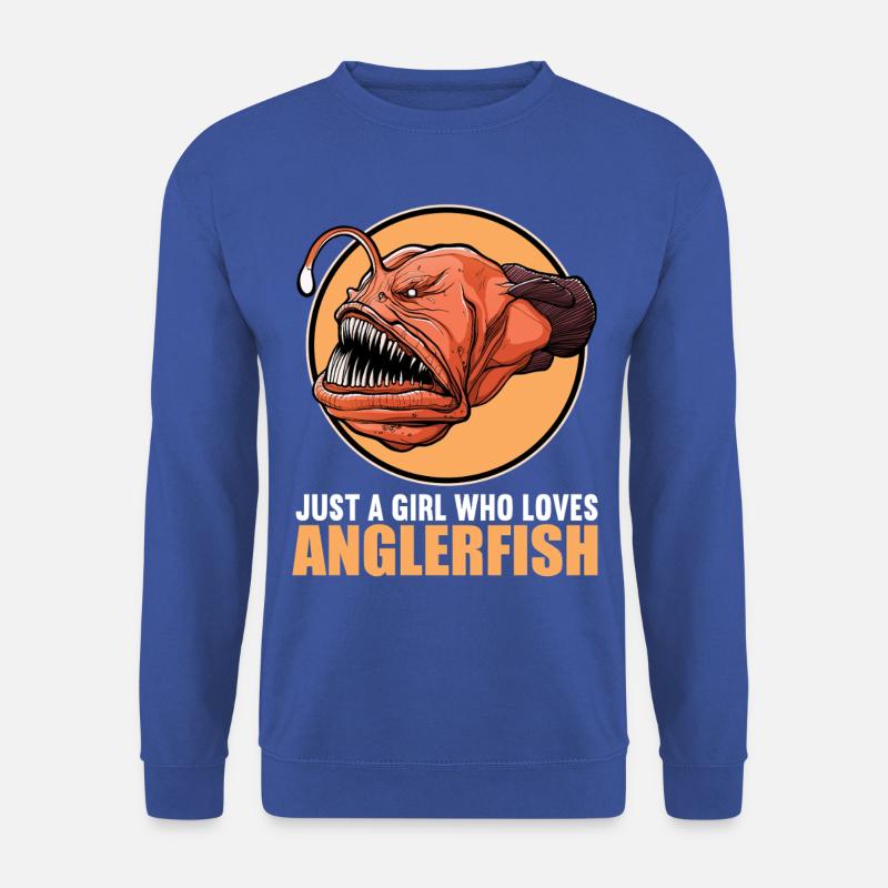 Anglerfische Anglerfisch - Unisex Pullover - Royalblau