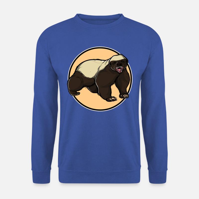 Honey Badger Honigsdachs - Unisex Pullover - Royalblau