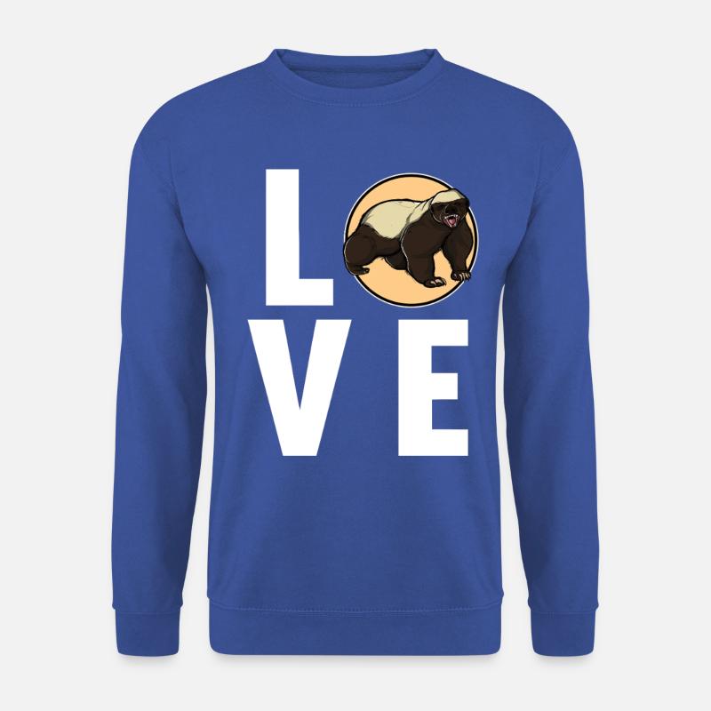 Honey Badger Honigsdachs - Unisex Sweatshirt - royal blue